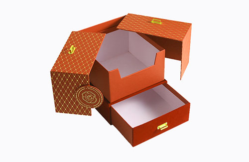 Luxurious custom double opening gift box